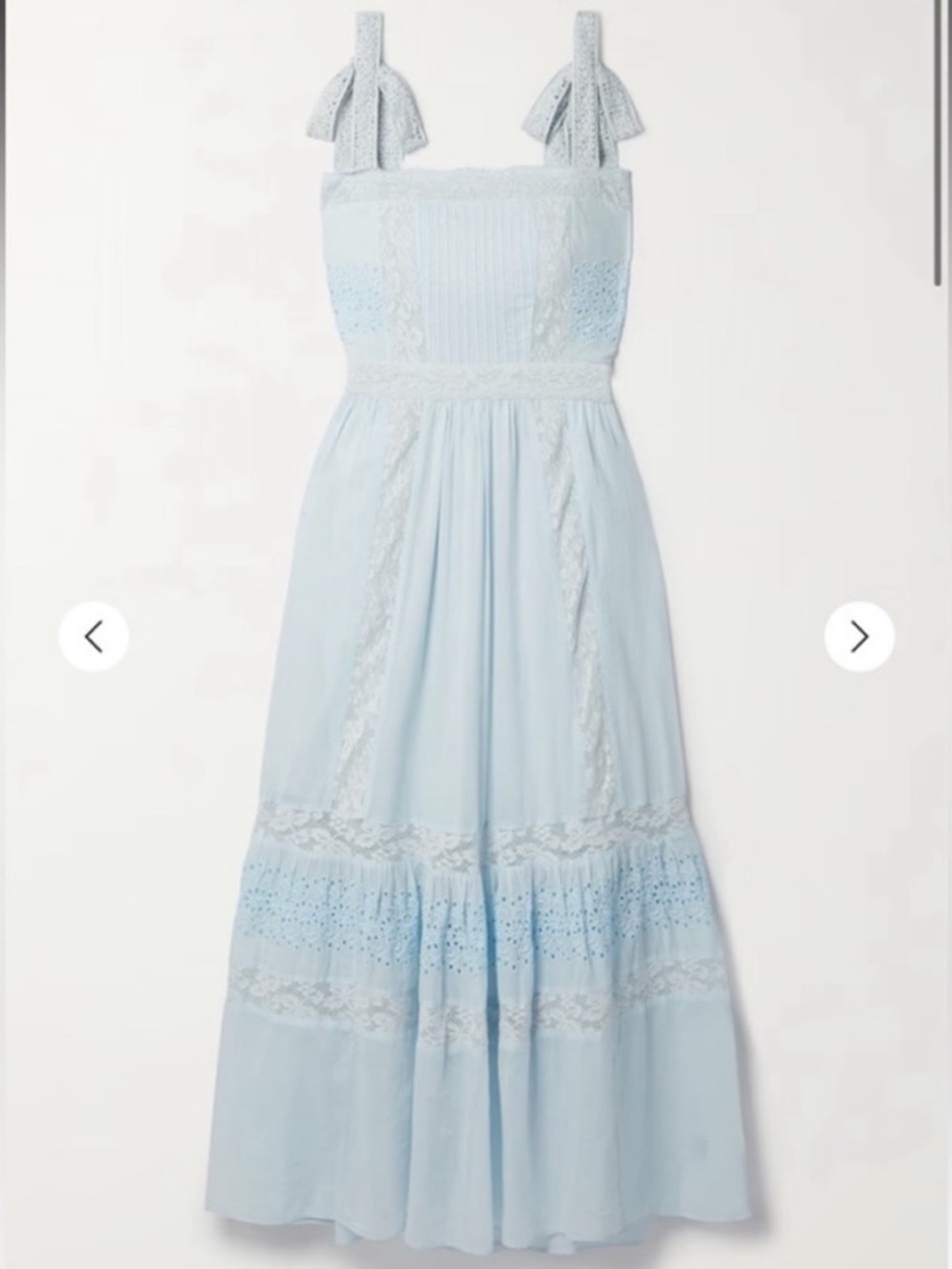 LoveShackFancy Ayala Midi Dress 8 - Picture 4 of 11